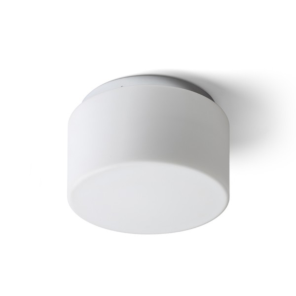 RENDL surface mounted lamp ARANA R 27 ceiling opal-colored glass/chrome 230V E27 20W IP44 R13683 1