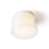 RENDL felületre szerelhető lámpatest VENICE 23 mennyezeti lámpa tiszta üveg/opál üveg/króm 230V LED E27 11W IP44 R13684 2