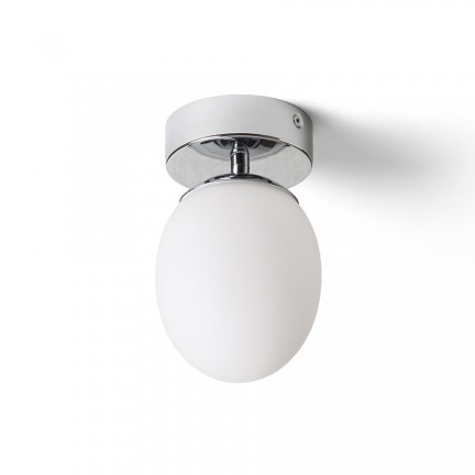 RENDL přisazené svítidlo MERINGUE 11 stropní opálové sklo/chrom 230V LED G9 9W IP44 R13689 1