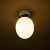 RENDL overflademonteret lampe MERINGUE 16 loft opalglas/krom 230V LED E27 15W IP44 R13690 3