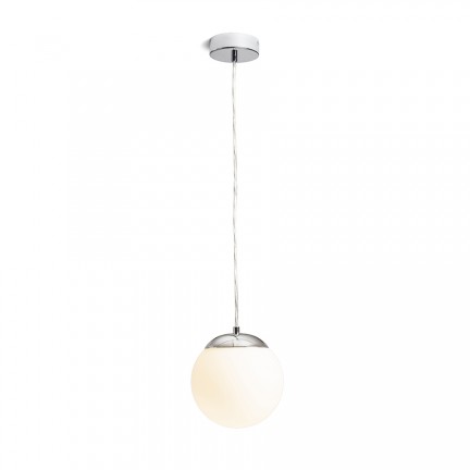 RENDL hanglamp BOLLY 17 hanglamp opaalglas/chroom 230V LED E27 11W IP44 R13692 1