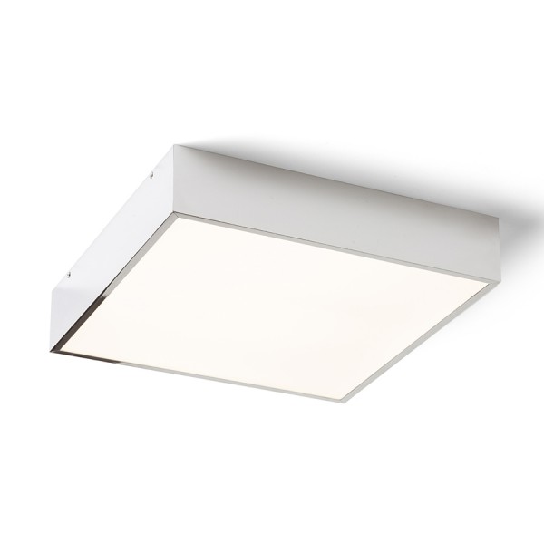 RENDL plafoniera MERANO LED 30 da soffitto cromo/acrilato opaco 230V LED 16W IP44 3000K R13697 1