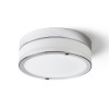 RENDL surface mounted lamp CIRA LED 23 ceiling opal-colored glass/chrome 230V LED 12W IP44 3000K R13742 2