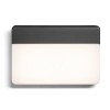 RENDL outdoor lamp GAVIN wall anthracite grey frosted acrylic 230V LED 13W IP65 3000K R13756 6