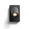 RENDL bodové světlo VOLTERA USB nástěnná černá 230V GU10 50W R13764 3