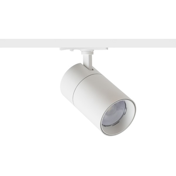 RENDL 1-Phase-Lichtsysteme WISH 30 DIMM für 1-Phasen-Stromschiene weiß 230V LED 30W 36° 3000K 4000K 5000K R13771 1