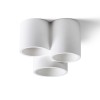 RENDL surface mounted lamp GINA III ceiling plaster 230V LED GU10 3x5W R13789 2