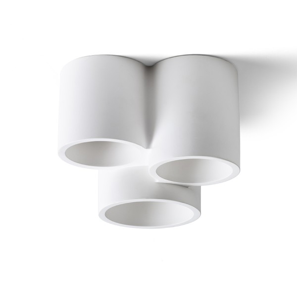RENDL pinta-asennettu valaisin GINA III katto kipsi 230V LED GU10 3x5W R13789 1