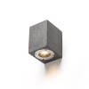 RENDL buiten lamp KANE I wandlamp Beton/donker graniet 230V LED GU10 5W IP65 R13793 3