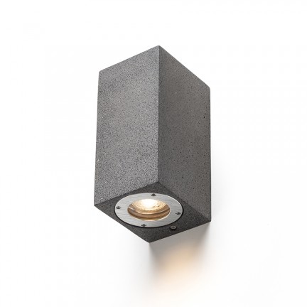RENDL Vanjska svjetiljka KANE II zidna beton/dekor od tamnog granita 230V LED GU10 5W IP65 R13794 1