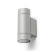 RENDL kültéri lámpa MIZZI NEW II fali lámpa ezüstszürke 230V GU10 35W IP65 R13797 2