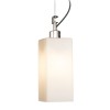 RENDL lámpara colgante LIZ NEW colgante vidrio opal/cromo 230V LED E27 15W R13822 2
