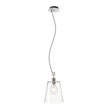 RENDL pendant lamp BABU NEW 22 pendant clear glass/chrome 230V LED E27 15W R13826 1