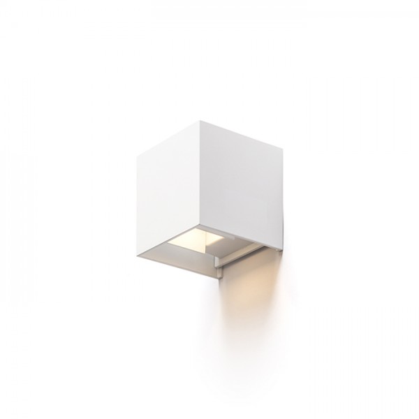 RENDL Vanjska svjetiljka TITO SQ DIMM zidna bijela 230V LED 2x3W IP65 1800K-3000K R13839 1