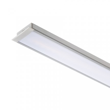 RENDL LED-nauhat LED PROFILE A upotettu 1m alumiini/valkoinen akryyli R13864 1