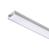 RENDL LED-Streifen LED PROFILE A Einsenkung 1m Aluminium/milchfarbenes Acryl R13864 2