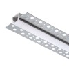 RENDL LED-Streifen LED PROFILE B Einsenkung 1m Aluminium/milchfarbenes Acryl R13865 2