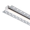 RENDL LED-nauhat LED PROFILE B upotettu 1m alumiini/valkoinen akryyli R13865 5