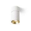 RENDL spotlight DARIO ceiling white brushed brass 230V GU10 9W R13867 2