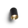 RENDL spotlight DARIO katto musta harjattu messinki 230V GU10 9W R13868 5