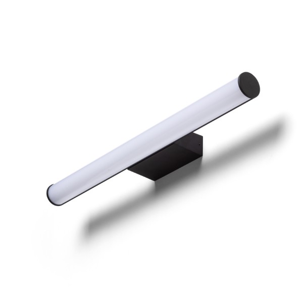 RENDL wandlamp CASSAMBA 60 wandlamp zwart melk acryl 230V LED 12W IP44 3000K 4000K R13888 1