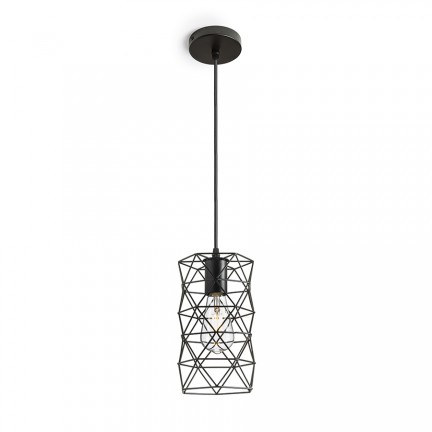 RENDL lampada a sospensione ILUSIA a sospensione nero 230V LED E27 15W R13892 1