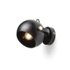 RENDL spot lámpa AGNETA felületre szerelhető fekete 230V LED E27 11W R13894 2