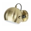 RENDL spotlight AGNETA surface mounted brushed brass/black 230V LED E27 11W R13895 5