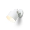 RENDL Spotlight CELEIA opbouwlamp mat wit mat nikkel 230V LED E27 11W R13901 2