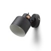 RENDL Reflektor CELEIA montažna mat crna brušeni bakar 230V LED E27 11W R13902 2