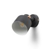 RENDL Spotlight CELEIA opbouwlamp mat zwart geborsteld koper 230V LED E27 11W R13902 5