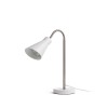 RENDL bordlampe ANIKA bordlampe mat hvid mat nikkel 230V LED E27 15W R13905 4