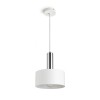 RENDL lámpara colgante GIULIA 20 colgante blanco cromo 230V LED E27 15W R13910 6