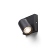 RENDL bodové světlo DUDE SQ přisazená černá 230V LED GU10 9W R13921 3