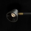 RENDL lampadaire STIG lampadaire noir 230V LED 8.4W 34° 3000K R13942 5