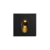 RENDL verzonken lamp MEMPHIS SQ inbouwlamp (muur) zwart 230V LED 3W 60° 3000K R13955 2