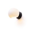 RENDL wandlamp SOLARIS opbouwlamp melkglas/zwart 230V LED E14 7W R13995 4