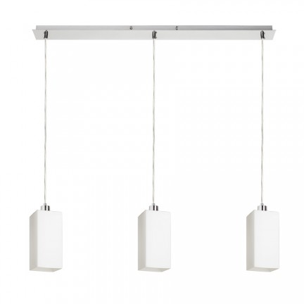 RENDL висяща лампа LIZ III 80 závěsná opálové sklo/matný nikl 230V LED E27 3x15W R14027 1