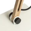 RENDL lámpara de mesa NIZZA de mesa polialgodón blanco/madera 230V LED E14 7W R14031 3