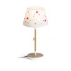 RENDL table lamp KEITH/DELISA table with USB white buttons/beech 230V LED E27 11W R14037 2
