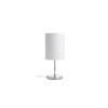 RENDL stolní lampa NYC/RON 15/20 stolní Polycotton bílá/chrom 230V LED E27 15W R14055 1