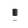 RENDL stolní lampa NYC/RON 15/20 stolní Polycotton černá/chrom 230V LED E27 15W R14061 1