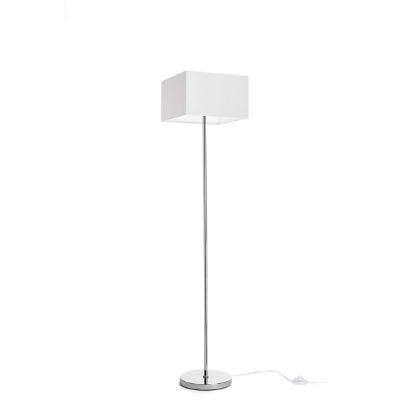 RENDL lampa cu suport NYC/TEMPO 30/19 de podea poligot alb/crom 230V LED E27 15W R14085 1