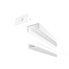 RENDL bande LED LED PROFILE G montage en surface 1m blanc acrylique mat/aluminium R14086 5