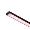 RENDL LED-nauhat LED PROFILE G pinta-asennettava 1m musta matta akryyli/alumiini R14087 2