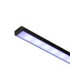 RENDL LED-nauhat LED PROFILE G pinta-asennettava 1m musta matta akryyli/alumiini R14087 3