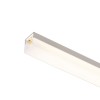 RENDL bande LED LED PROFILE H montage en surface 1m blanc acrylique mat/aluminium R14089 5