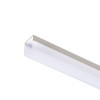RENDL LED-nauhat LED PROFILE H pinta-asennettava 1m valkoinen matta akryyli/alumiini R14089 2