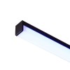 RENDL LED strips LED PROFILE H overflademonteret 1m sort mat akryl/aluminium R14090 2