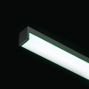 RENDL LED szalag LED PROFILE H felületre szerelhető 1m fekete matt akrilát/alumínium R14090 4